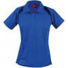 SPIRO Dámska športová polokošeľa Team Spirit - Kráľovská modrá / tmavomodrá | L