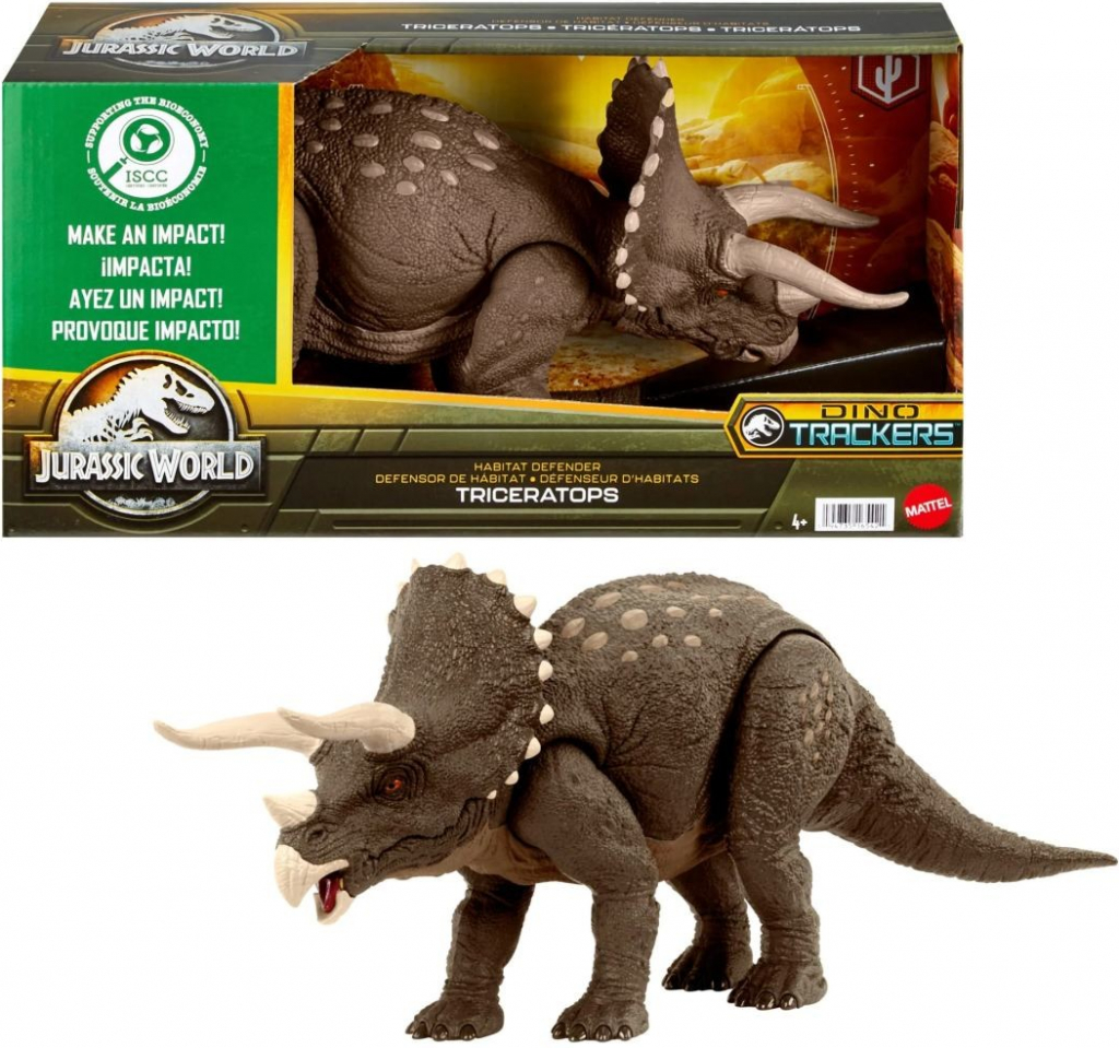 Mattel Jurassic World Obranca Triceratops