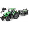 Carson RC Deutz-Traktor 8280TTV with Barrel trailer 100% RTR