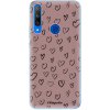Odolné silikónové puzdro iSaprio - Heart Dark - Huawei Honor 9X