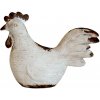 Chic Antique Béžová antik dekorácia kohútik 15*6*12 cm