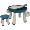 LittleTom detský stôl na hranie 3 v 1 s doskou na stavanie kociek - detský stôl so stoličkou