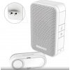 Honeywell Home DC312SP2USB Bezdrôtový zvonček série 3, 6 zvonení, základňa do zásuvky s nabíjačkou USB