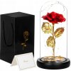 SPRINGOS Večná ruža v skle s ľad osvetlením SPRINGOS HA5157