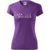 EKG šípky - Dámske Fantasy športové (dresovina) - XL ( Fialová )