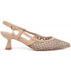 GOODIN Beige openwork pumps with a low heel krémová 40 GOODIN 0000296848898