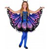 Detský karnevalový kostým Widmann - Motýľ modro-fialový veľ. 128 cm