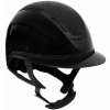 Equestro Apocalypse Glossy Rhinestone jazdecká prilba dámska - veľký šilty, čierna Veľkosť: L (58-60 CM)
