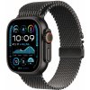 Apple Watch Ultra 2 49 mm čierny titán s čiernym titánovým milánskym ťahom S MX4W3CS/A