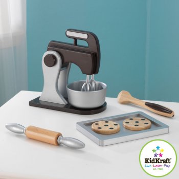 KidKraft mixér set na pečenie Espresso hnědý