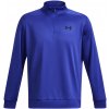 Pánska flísová mikina Under Armour, ARMOUR FLEECE 1/4 ZIP modrá,čierna md