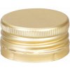 Zátka ALU na demižón, zlatá, vrchnák so závitom, 35/18 mm