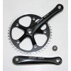 Kliky 1-převodník PROWHEEL AL 4hr.165mm/46z černé