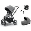 THULE Sleek Set + Cybex Aton B2 i-Size grey melange on black 2023