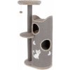 Škrabadlo pre mačky Tiana, šedé, 70 x 56 x 130 cm