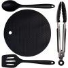 Giants Fishing Sada Silikónového Riadu S Podložkou Eazi Utensil Set