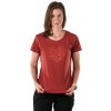 Northfinder Dámske turistické tričko z organic cotton GUADALUPE cherry