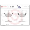 Sada brzdových platničiek, vždy 4 kusy v sade BREMBO P 24 085 (P24085)