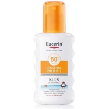 Eucerin Sun Sensitive Protect detský spray na opaľovanie SPF50 200 ml