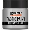 Farba na textil, 50 ml, krycia metalická strieborná