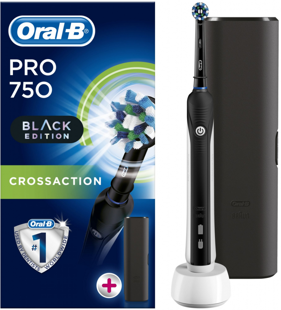 Oral-B Pro 750 Cross Action Black od 31,97 € - Heureka.sk