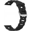 Madvell Silikónový remienok Bloom čierna orchidea 22mm