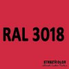 RAL 3018 uretánová auto farba lesklá alebo matná 1 liter + tužidlo + riedidlo (RAL3018 STRAWBERRY RED originálny odtieň uretánovej farby s lakom ( ČSN8097 ))