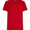 Tommy Hilfiger ESS Seasonal Reg Fit Solid Tee | 8721106474923 | Červená | L