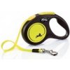 Flexi NEON S 5m/15kg páska, žltá Flexi
