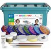 SNAZAROO Sada na maľovanie na tvár v boxe – Painter's kit II. 28 dielov 766416833433