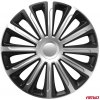 VERSACO s.r.o. Puklice Trend 16” čierno - strieborná sada 4ks COLOR BOX 6858
