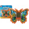 LEAN TOYS Elektronická hra Tetris v tvare motýľa oranžová