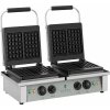 Royal Catering Vafľovač - 2 x 2 000 W - obdĺžnikový RCWM-4000-E
