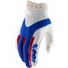 100% rukavice ITRACK červená/biela/modrá - XL