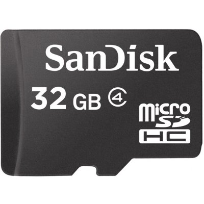 SanDisk microSDHC 32GB + adapter SDSDQM-032G-B35A