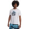 Under Armour Curry Playable Tee biele tmavo modré