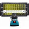 90W 60LED LAMPA DO MAKITA 18V HALOGÉNOVÁ LED PRACOVNÁ NA BATÉRIU +2USB