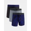 Pánske boxerky Under Armour M UA Perf Tech Nov 6in - 3pk - Gravel Veľkosť: L