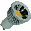 LED žiarovka,typický tvar COB,GU10,3W,studená biela