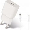 setty. Nabíjačka do siete 2,4A s Lightning káblom 1m GSM108850, biela