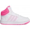 ADIDAS-Hoops 3.0 Mid K cloud white/orchid fusion/lucid pink Biela 36 2/3
