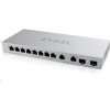 Zyxel XGS1010-12 12-portový gigabitový prepínač, 8x gigabitový RJ45, 2x 2,5GbE RJ45, 2x SFP+