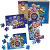 Drevené puzzle PAW PATROL The Mighty Movie – 3 sady
