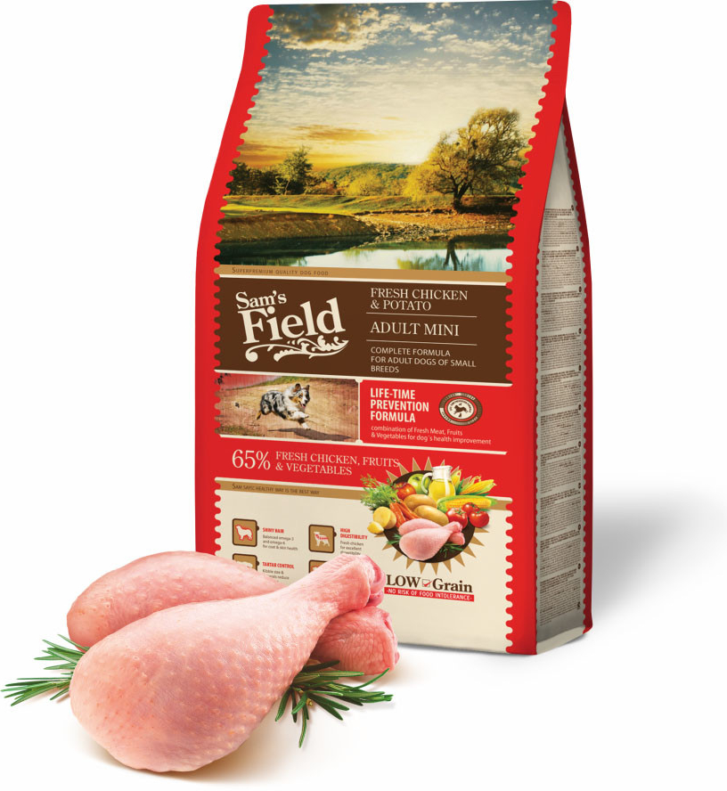 Sam\'s Field Adult Mini Chicken & Potato 2,5 kg