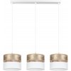 Belis Luster na lanku LIMA 3xE27/60W/230V zlatá/biela BE0684 + záruka 3 roky zadarmo + záruka 3 roky zadarmo