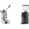 La Pavoni Stradivari Professional Lusso + Eureka Atom W 75, black