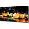 Foto obraz canvas Ovocie a voda 100x50 cm