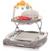 4 baby Detské chodítko/ hojdačka swing push 2v1 grey