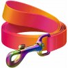 Nylonové vodítko pre psov WAUDOG s gradientom, šírka 20 mm, dĺžka 122 cm, oranžové WAUDOG