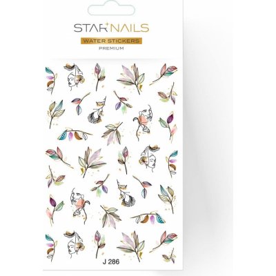 Starnails 2D vodolepky vodolepky Premium J286